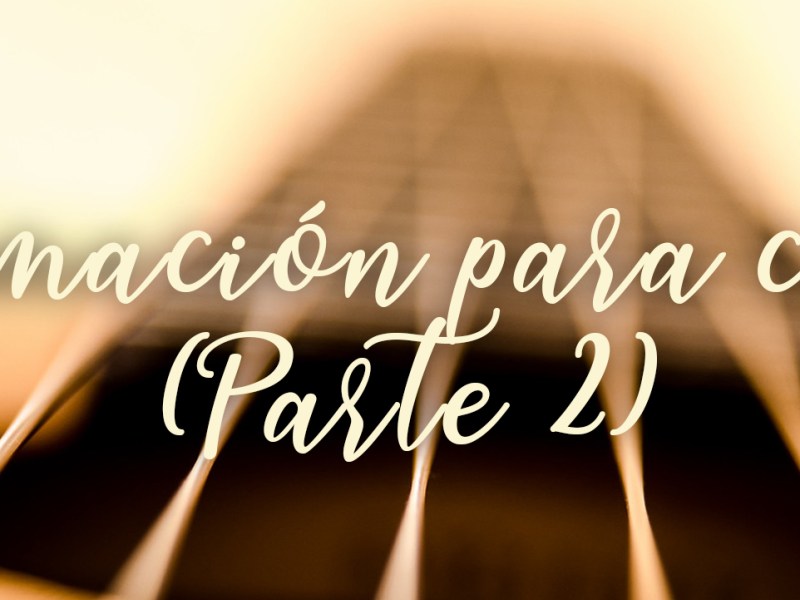 Cantar es propio del que ama (Formación para coros parte&nbsp;2)